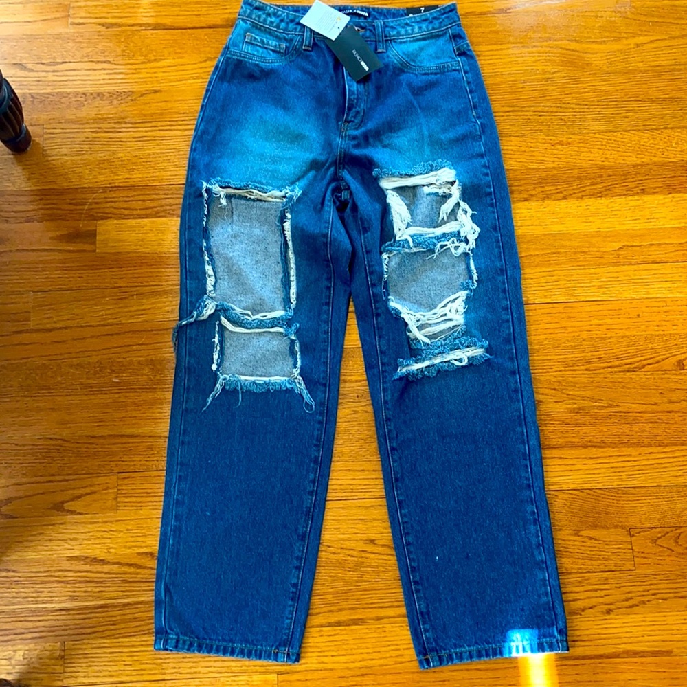 Fashion Nova ripped jeans